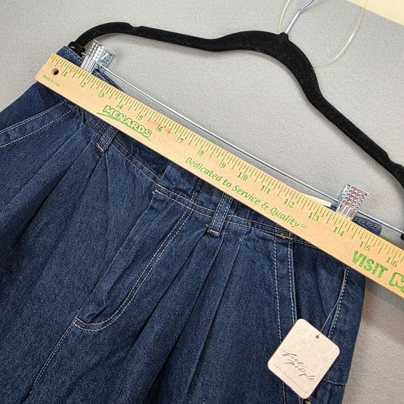 Free People We The Free Old West Ultra Wide Leg Jeans Ritual Blue Indigo 28 NWT - Picture 2 of 11